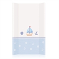 Hard Diaper Changing Mat Short 50x70 cm / Blue